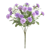 Bulk 12" Artificial Carnation Bush Flowers Bouquet Wholesale
