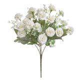 Bulk 12" Artificial Carnation Bush Flowers Bouquet Wholesale