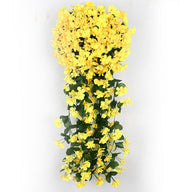 Bulk 2Pcs Faux Hanging Plants Weep Begonia Silk Flowers Garland for Outdoors Wholesale