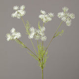 Wholesale Artificial Dill Tweedia Spray Faux Wild Carrot Fennel Flower Stem 32 Inch