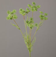 Wholesale Artificial Dill Tweedia Spray Faux Wild Carrot Fennel Flower Stem 32 Inch