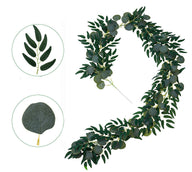 Bulk 6.5FT Artificial Eucalyptus Garland Greenery Hanging Vines for Wedding Table Runner Backdrop Party Centerpiece Wholesale