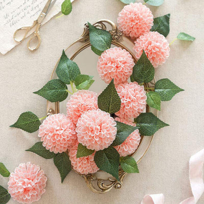 Bulk 25Pcs 2.7" Foam Dahlia with Stem Flower Box Sets for Wedding Party Bridal Shower Decor Wholesale