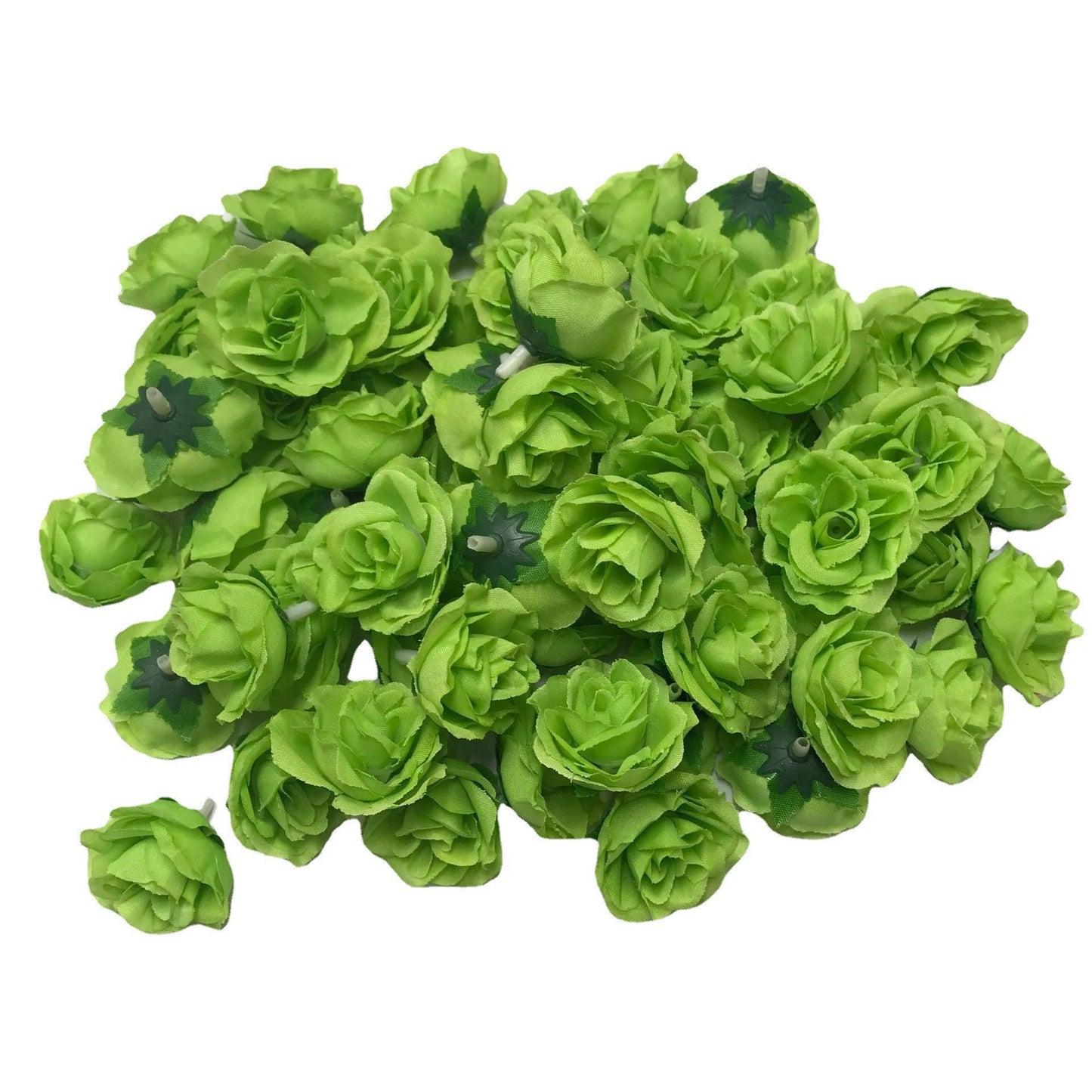 Bulk 50Pcs Tiny Roses Artificial Flowers Roses Flower Heads for DIY Crafts Wedding Centerpieces Bridal Shower Party Home Decor Wholesale