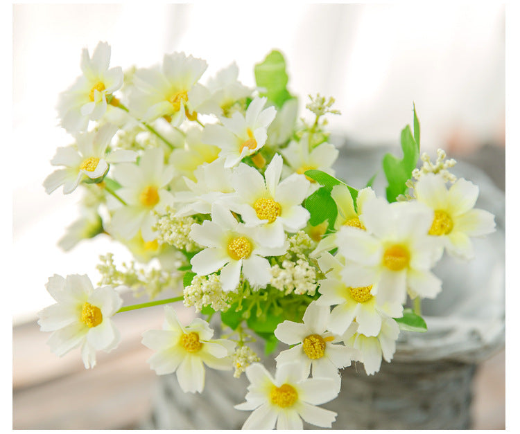 Bulk Daisy Bush Shrubs Silk Flowers for DIY Hanging Plants Outdoors and Indoors Decoration Wholesale