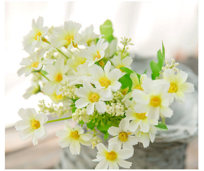 Bulk Daisy Bush Shrubs Silk Flowers for DIY Hanging Plants Outdoors and Indoors Decoration Wholesale
