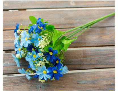 Bulk Daisy Bush Shrubs Silk Flowers for DIY Hanging Plants Outdoors and Indoors Decoration Wholesale