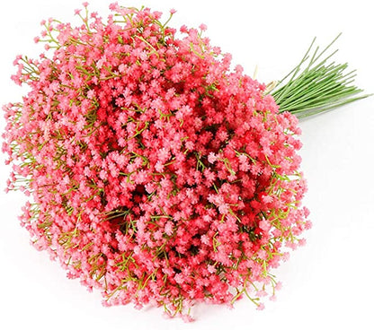Bulk 20" 15 PCS Gypsophila Baby's Breath Stems Perfect Filler Flowers for Wedding Bouquets Centerpieces Boutonnieres and Floral Arrangements Wholesale