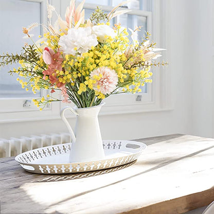 Bulk 20" 15 PCS Gypsophila Baby's Breath Stems Perfect Filler Flowers for Wedding Bouquets Centerpieces Boutonnieres and Floral Arrangements Wholesale