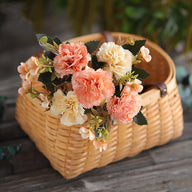 Bulk Artificial Silk Flowers Carnation Bush Floral Wholesale