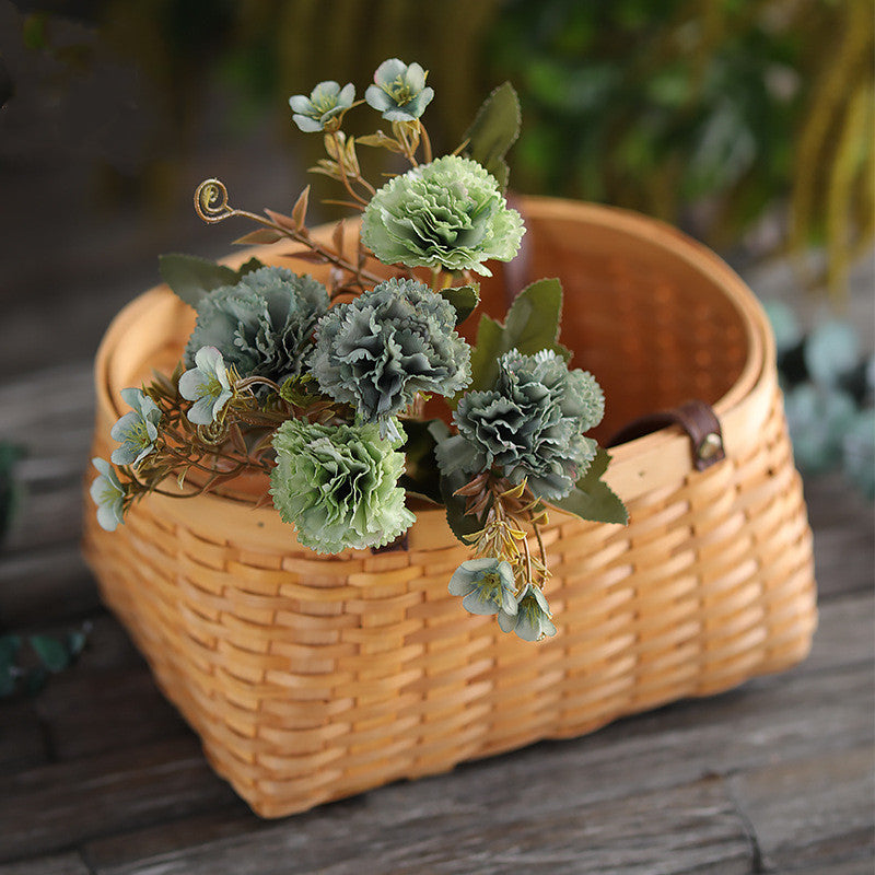 Bulk Artificial Silk Flowers Carnation Bush Floral Wholesale