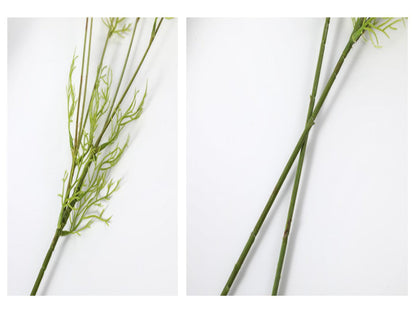 Wholesale Artificial Dill Tweedia Spray Faux Wild Carrot Fennel Flower Stem 32 Inch