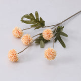 Bulk 20" Artificial Dandelions Chrysanthemums Fall Floral Pompon Mum Stems Silk Artificial Fall Flowers Wholesale