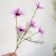 10-Pack Artificial Chamomile Daisy Stems, 20.5 in Faux Floral Bunches for Venue Styling