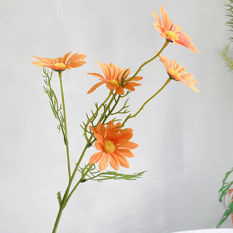 10-Pack Artificial Chamomile Daisy Stems, 20.5 in Faux Floral Bunches for Venue Styling