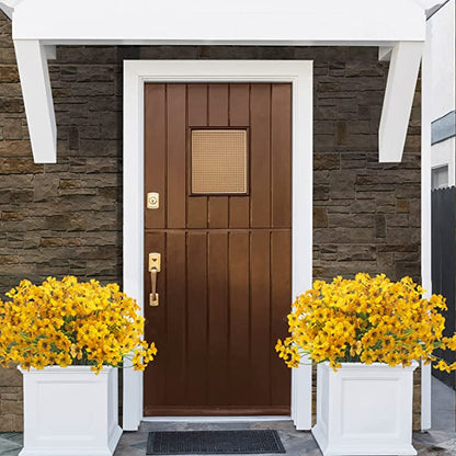 Bulk Narcissus Bushes Artificial Orchids Flowers for Outdoor UV Resistant Autumn Flowers Wholesale