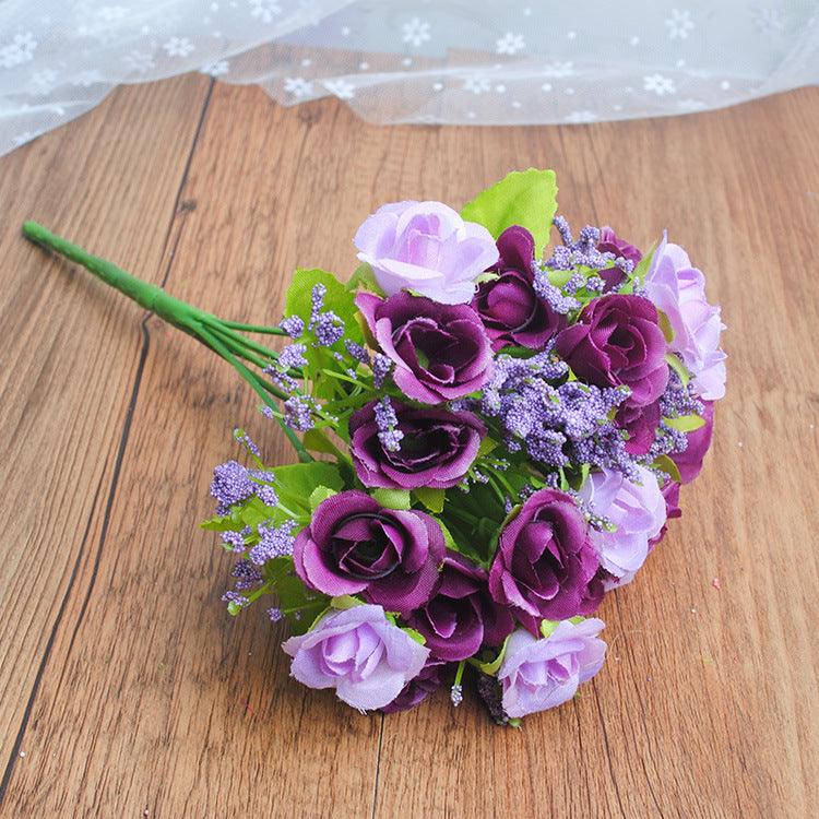 1 Bush Artificial Peony Silk Flowers Bouquet - Artificialmerch