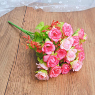 1 Bush Artificial Peony Silk Flowers Bouquet - Artificialmerch