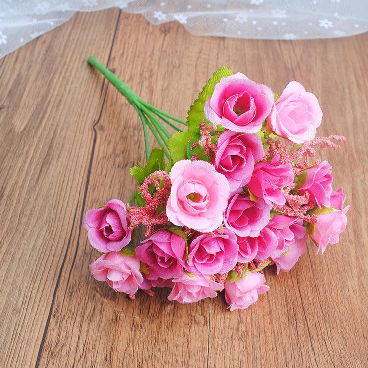 1 Bush Artificial Peony Silk Flowers Bouquet - Artificialmerch