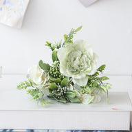 1 Bush 10 Inch Artificial Flowers Peony with Buds Bouquet - Artificialmerch