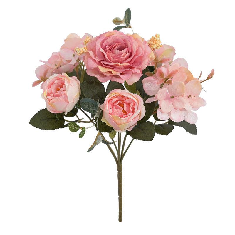1 Bush 11 Inch Artificial Flowers Retro Silk Peony Bouquet - Artificialmerch