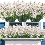 Bulk Narcissus Bushes Artificial Orchids Flowers for Outdoor UV Resistant Autumn Flowers Wholesale