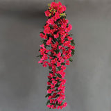 Bulk 2Pcs Artificial Hanging Morning Glory Flowers Vines for Outdoors Wholesale