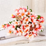 Bulk 12" Artificial Silk Flowers Lily Bush Floral Arrangements Decor Wholesale