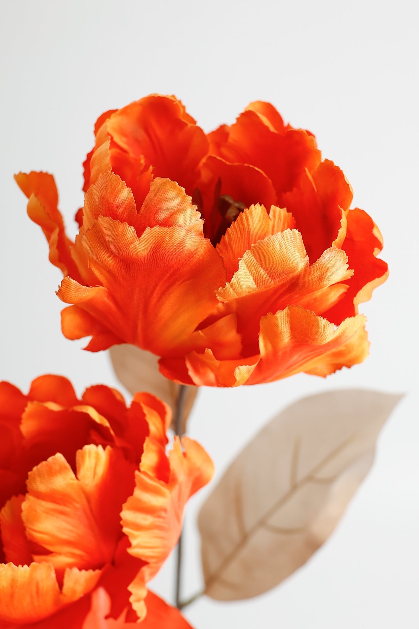 Bulk Vintage Autumn Tulips Long Stem Spray Silk Fall Flowers Artificial Flowers Centerpiece Wholesale