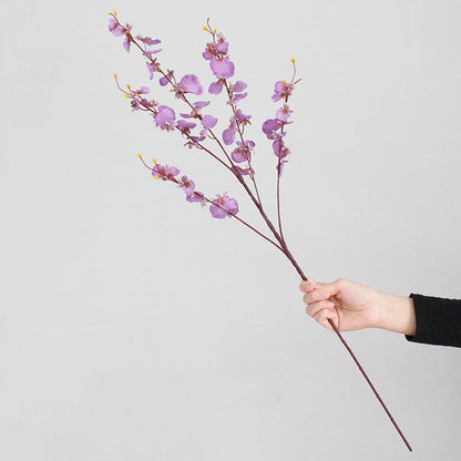 Floral Decor Artificial Dancing Orchid Stems, 37 in Real-Touch Faux Phalaenopsis for Venue Styling