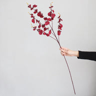 Floral Decor Artificial Dancing Orchid Stems, 37 in Real-Touch Faux Phalaenopsis for Venue Styling