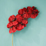 Bulk 37" Phalaenopsis Orchids Long Stem Silk Flowers for Table Centerpieces Wedding Crafts Wholesale