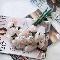 Bulk 11" Peony Bouquet Silk Flowers Realistic Artificial Fake Flowers Wholesale