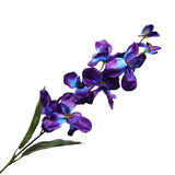 Bulk 27" Purple Blue Violet Orchid Artificial Flowers Arrangement Wholesale