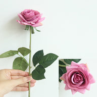 Bulk 17" Artificial Rose Stems Silk Flowers Wholesale