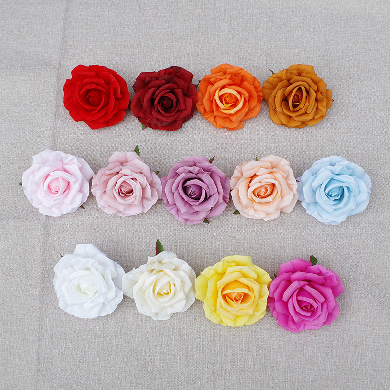 Bulk Avalanche Rose Flower Heads Artificial Silk Flowers for DIY Wedding Bouquets Centerpieces Baby Shower Party Home Decorations Wholesale