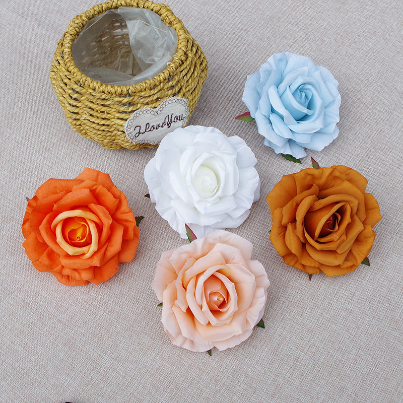 Bulk Avalanche Rose Flower Heads Artificial Silk Flowers for DIY Wedding Bouquets Centerpieces Baby Shower Party Home Decorations Wholesale