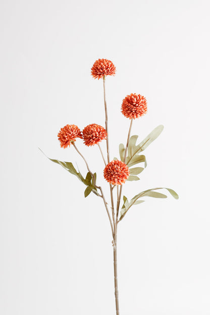 Bulk 20" Artificial Dandelions Chrysanthemums Fall Floral Pompon Mum Stems Silk Artificial Fall Flowers Wholesale