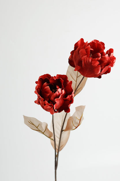 Bulk Vintage Autumn Tulips Long Stem Spray Silk Fall Flowers Artificial Flowers Centerpiece Wholesale