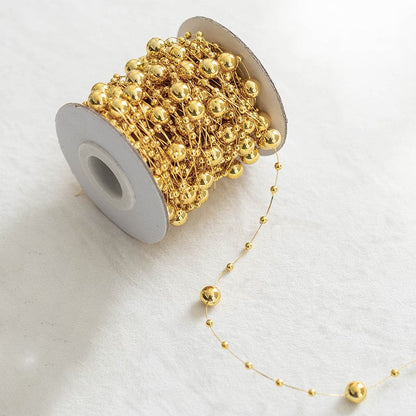 Bulk Artificial Pearls Star Christmas Tree Beads Garland String Chains for DIY Christmas Wedding Gifts Decoration Wholesale