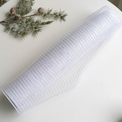 Bulk Christmas Snowflake Ribbon Mesh Ribbon DIY Bows Christmas Tree Decoration Wholesale