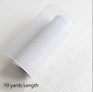 Bulk Christmas Snowflake Ribbon Mesh Ribbon DIY Bows Christmas Tree Decoration Wholesale