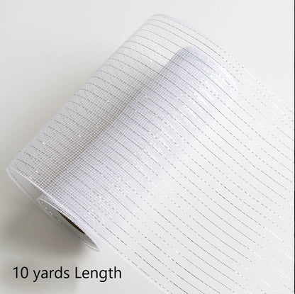 Bulk Christmas Snowflake Ribbon Mesh Ribbon DIY Bows Christmas Tree Decoration Wholesale