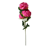 Bulk 25" Large Peony Stems with Detachable 3 Heads Artificial Flowers Wholesale