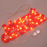 Bulk Light Up Merry Christmas LED Letter Lights Sign For Wedding Holiday Party Tabletop Decor Wholesale