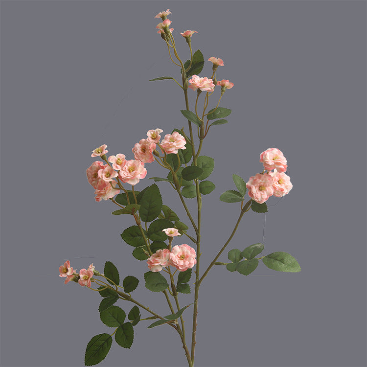 Bulk 28" Mini Roses Stems Branches Artificial Floral Wildflowers Silk Flowers Arrangement Wholesale