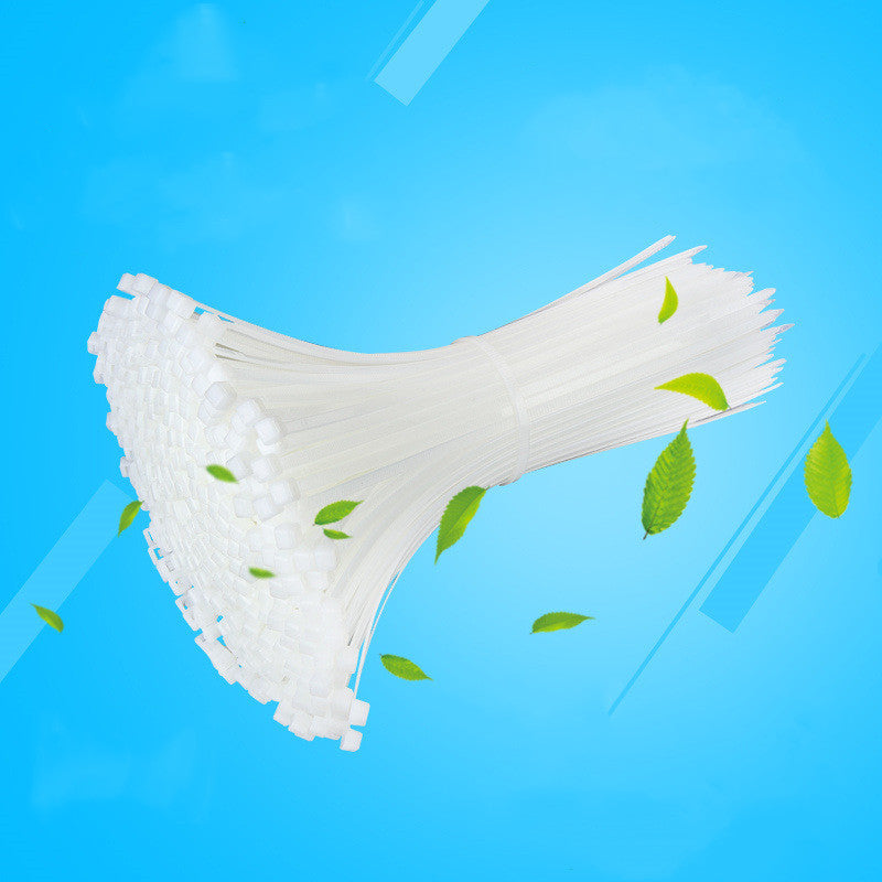 Bulk 500Pcs Nylon Cable Ties Self Locking Zip Ties Bulk with Curved Tip Wholesale