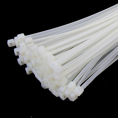 Bulk 500Pcs Nylon Cable Ties Self Locking Zip Ties Bulk with Curved Tip Wholesale