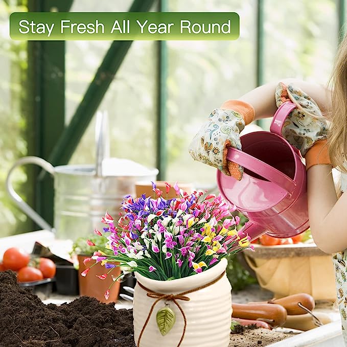 Bulk Calla Lily Bush Flowers UV Resistant Shrubs for Outdoors Hanging Planters Window Box Front Porch Decorations Wholesale