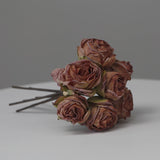 Bulk Burnt Fall Floral Arrangement Dusty Rose Spray Bouquets Fall Flower Decor Wholesale